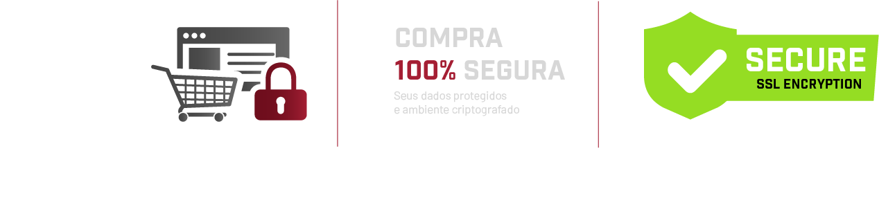 Compra segura e conexão SSL criptografada