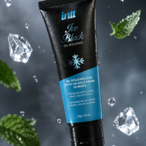 Ice Black INTT – Gel Deslizante Efeito Gelado Menta 50g