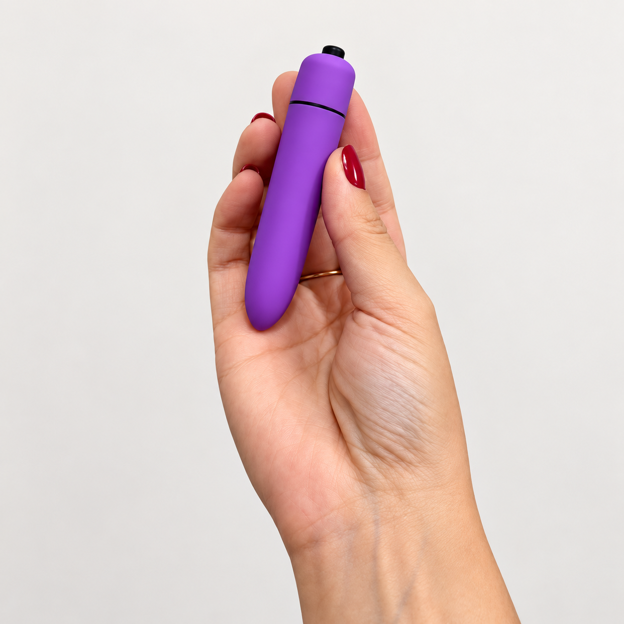 Vibrador Bullet Power Aveludado 9 cm – Roxo - Imagem 2