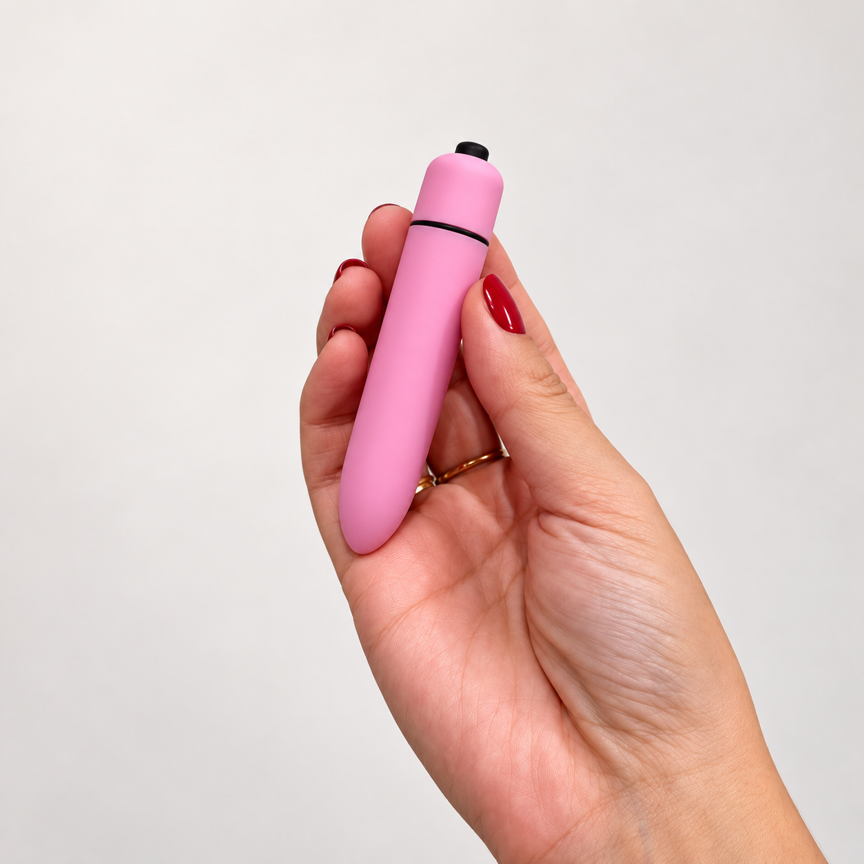 Vibrador Bullet Power Aveludado 9 cm – Rosa - Imagem 2