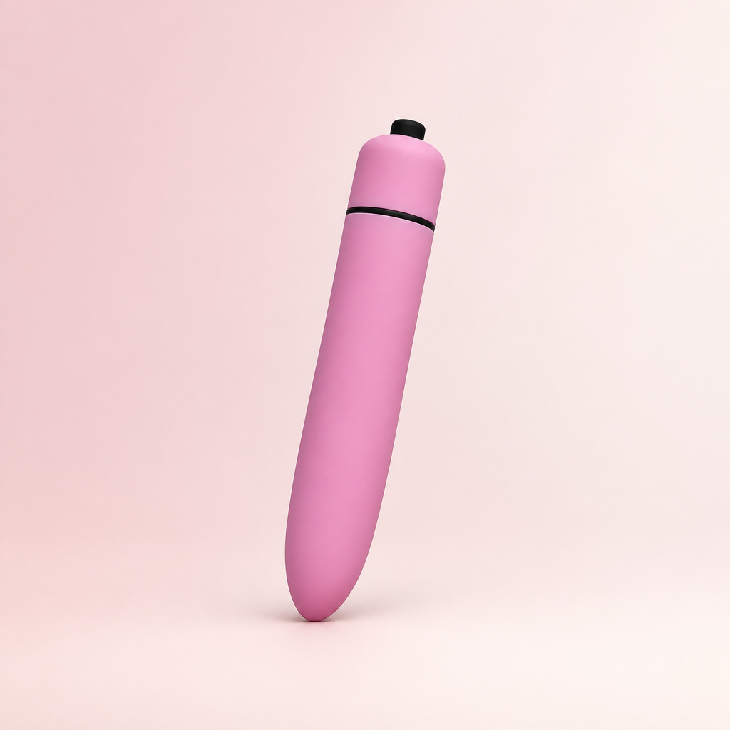 Vibrador Bullet Power Aveludado 9 cm – Rosa