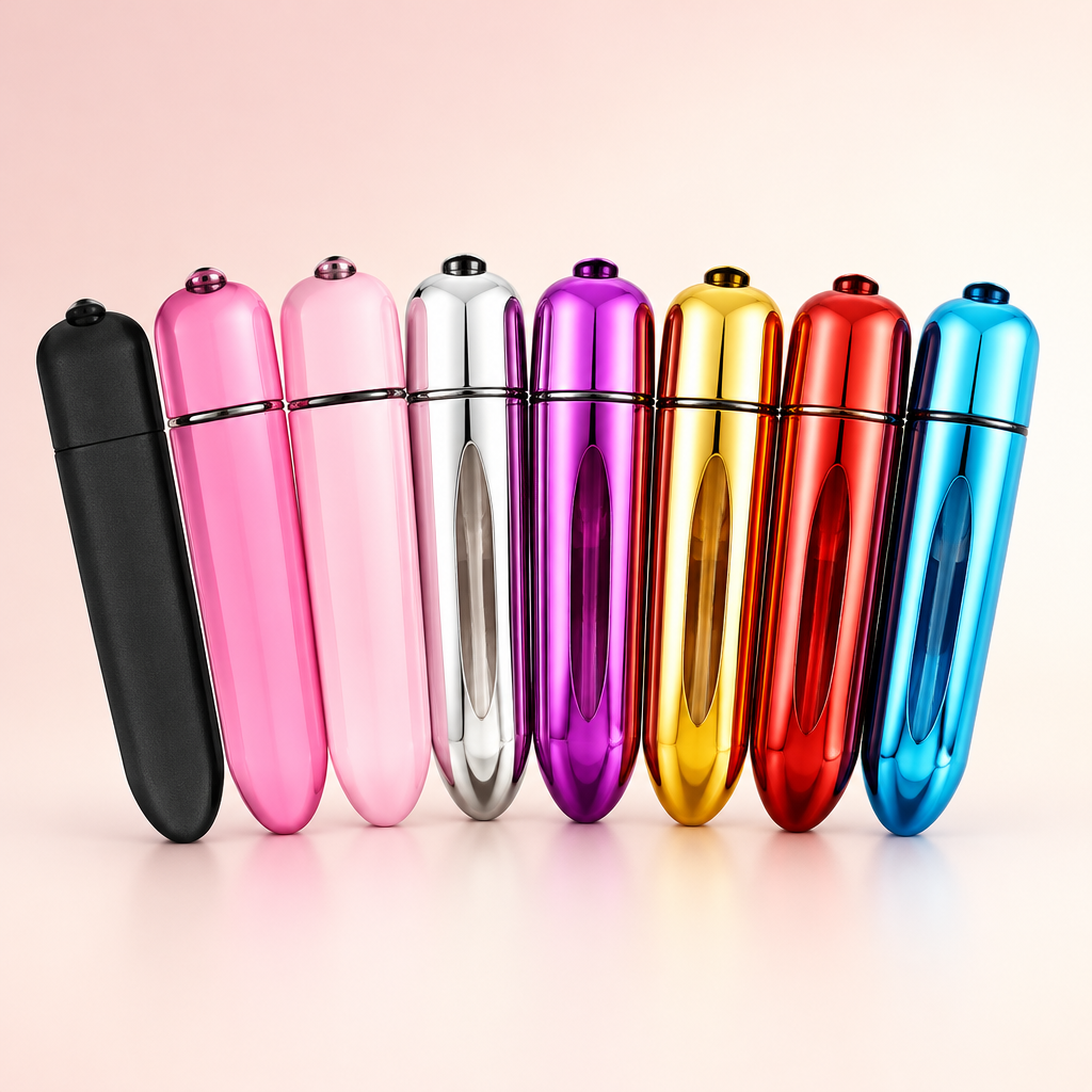 Vibrador Bullet Power Aveludado 9 cm – Rosa - Imagem 3