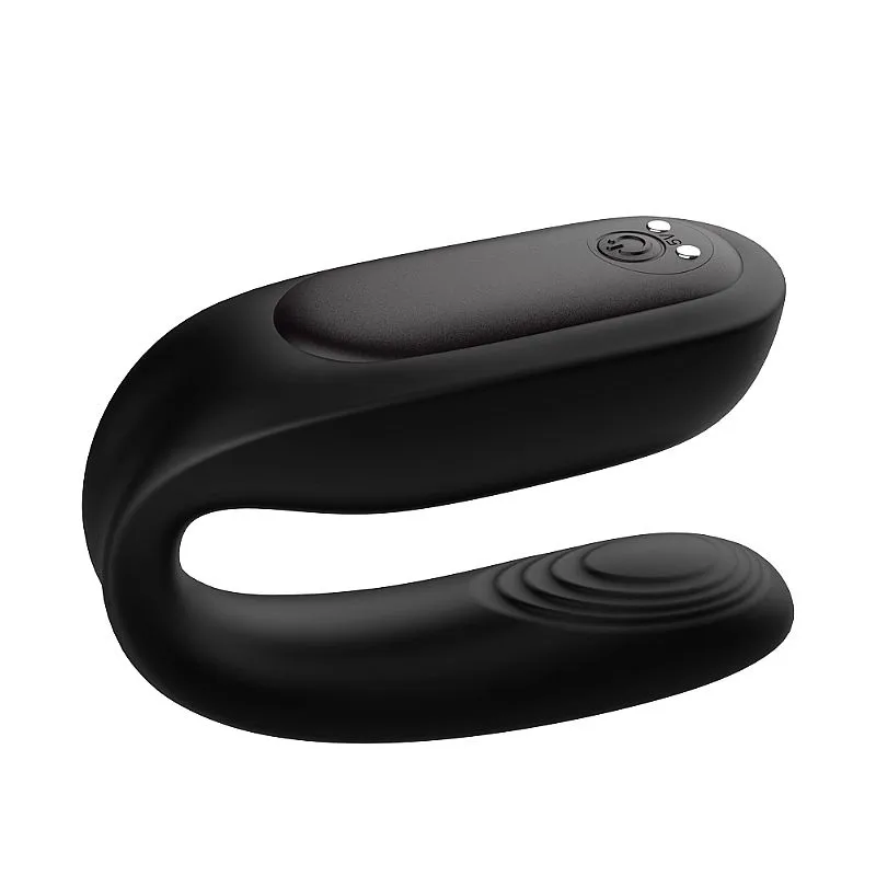 Vibrador de Casal Baud com Controle Remoto Recarregável – Preto - Imagem 3